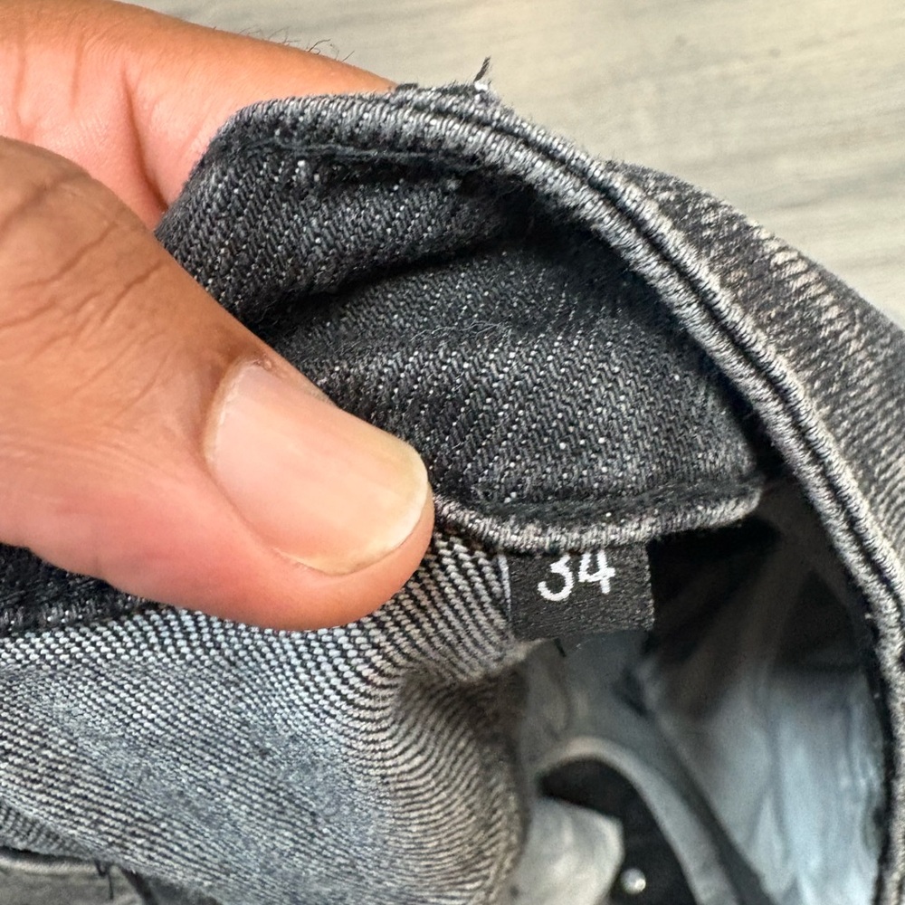 Godspeed Patch Distressed Black Denim Shorts - image 3